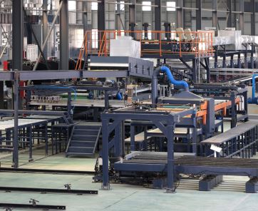 JMW100D型巖棉復(fù)合板連續(xù)生產(chǎn)線